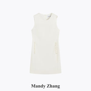 Acetate Beaded Sparkle Sleeveless Dress