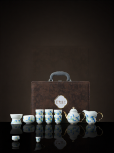 JIXIANSHENG | Luxury Jade Inlaid Teapot Gift for Seniors