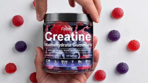 Creatine Monohydrate Gummies Complex 5000mg for Men and Women Containing L-carnitine & Taurine Build Muscle Boost Energy Faster Recovery Sugar Free & Vegan Raspberry & Blackberry 120 Count