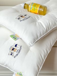 DREAM HOME | Protect Cervical Support Sleeping A-Class Cotton Pillow Cores 1 Pair