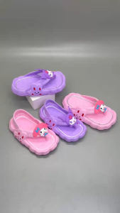 (Size 20-35) Dulux 526 Sandal Anak Perempuan Sandal Jepit Karet Anak Cewek Karakter Kuromi Melody