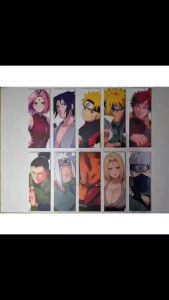 Naruto Shippuden Anime Wall Decor On Sintra Board 4 x 11 inch Matte Texture / Metallic Gloss Print