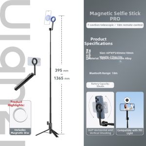Ulanzi | Magnetic Selfie Stick for iPhone Android