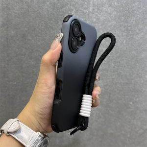 Gradient Matte  Case Delele Anti-Fall Protective Shell Creative Two-In-One for  16 16Plus 15Pro 14Couple 13Frosted Skin Feel