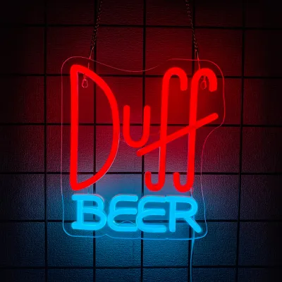 Bar Series Neon Signs Letters And Green Leaves Led Luminous Icons Usb Powered Used For Room Bar Club Man Cave Decor.