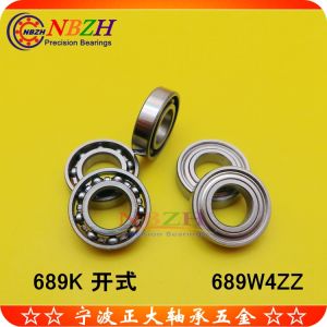 Open Type Bearing S689K 689W2.5 689W4 ZZ L1790 Single Row Standard Part Bearing Steel Material Made in China