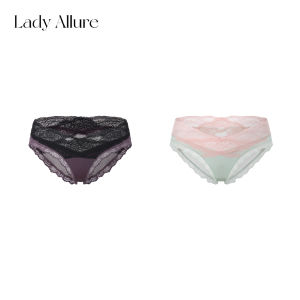 Comfortable Color Contrasting Lace Panties