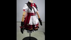 Game Genshin Impact Klee Cosplay Costume Little Witch Blossoming Starlight Lolita Dress Halloween Party Props
