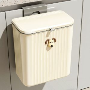 ถังขยะรีไซเคิลติดผนังที่หุ้มรีโมทคอนโทรไร้สายถังขยะครัวประตูตู้เก็บของขยะจากห้องครัวกล่องจัดเก็บตะกร้าขยะส้วม