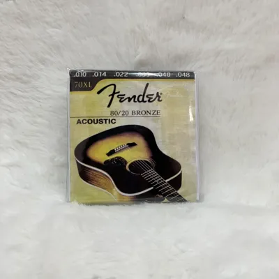 สายกีต้าร์โปร่ง Fender เบอร์ 10/47 (ครบชุด 6 เส้น)สายกีต้าร์คุณภาพสูงเสียงแน่นใสกังวานเสียงดี สายกีต้าร์ที่นักดนตรีทั่วโลกให้การยอมรับและเลือกใช้ แถมฟรีปิ๊กกีตาร์มูลค่า 40 บาทสินค้าคุณภาพดีพร้อมส่ง