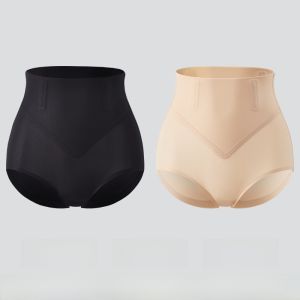 miiow | Slimming High Waist Briefs Womens Summer Thin Seamless Tummy Control Butt Lifting Underwear Luxury Style Nylon Fabric