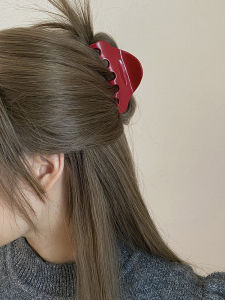 ทันสมัย คลิปฉลามขนาดกลาง ผู้หญิง Half Updo กิ๊บติดผม ป้ายทองย้อนยุคปูซาน Acetate มีสไตล์ เครื่องประดับผม