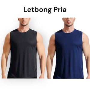 Paket 4 Pcs Super Hemat Singlet Pria Dewasa import Slim fit Kaos Kutang  Pressbody Tangtop Cowok Viral