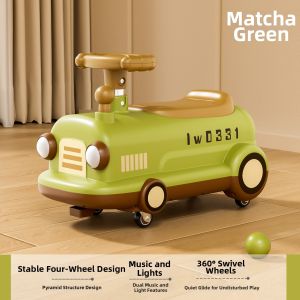 YUEZHANJINGDU | Anti-Tipping Ride-on Car for Toddlers