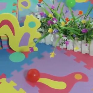 10pcs(per pack) 30*30cm EVA Foam Mat numbers Multicolor Puzzle Play Flooring Mat For Toddlers