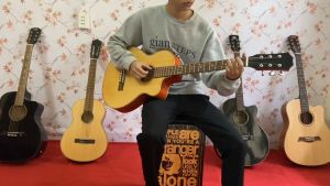 Đàn Guitar Acoustic Tập Chơi Giá Rẻ SVA1MIN- Tặng Kèm Combo Phụ Kiện