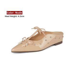 MIFEI | Sheepskin High-Heel Inside Elevator Slippers