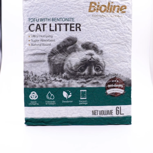 Bioline Tofu Cat Litter Health-oriented Deodorizing Activated Carbon Mixed Litter 6 Liters