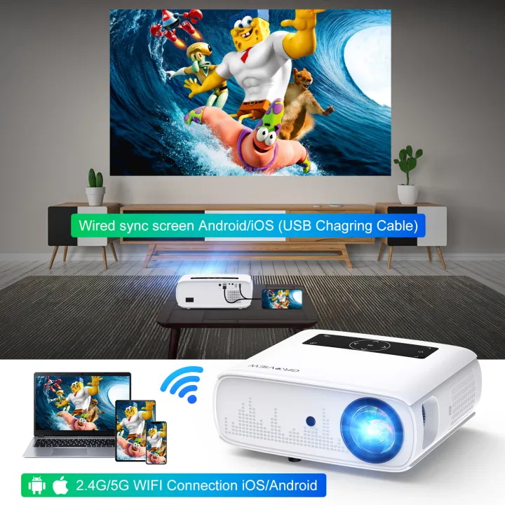 GROVIEW プロジェクター　(JQ818C) Bluetooth搭載 美品】GROVIEW プロジェクター(JQ818C)Bluetooth搭載｜Yahoo