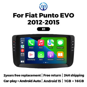 MEKEDE 7 Inch For Fiat Linea Punto Evo 2012-2015 Car Carplay Auto Android OS FM Radio Navigation GPS Multimedia Video Player BT