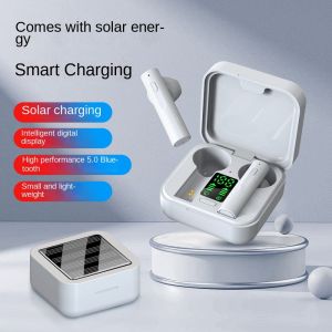 🎧【Readystock】 + FREE Shipping 🎧AIR6 PLUS Earphone Solar Charging TWS Bluetooth Headphone LED Display Mini Ear Buds Bluetooth 5.0 Headset Cell Phones Hot Best
