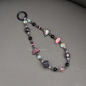 Sanrio | Dây Đeo Điện Thoại Móc Khóa Trang Trí Túi Xách Hello Kitty Phong Cách Y2K Đính Hạt Dành Cho Nữ Thời Trang Sanrio INS Dây Đeo Chống Mất Bằng Chất Liệu Acrylic