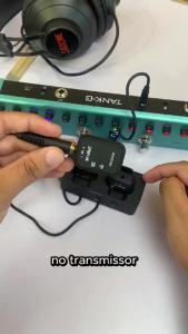 M-VAVE | M-VAVE WP-12 2.4G Wireless Earphone Monitor Audio System Rechargeable 1 Transmitter 2 Receiver Transmission Stereo Mono Recorder
