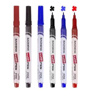 Zebra Permanent Fine stroke Marker (Black Blue Red)