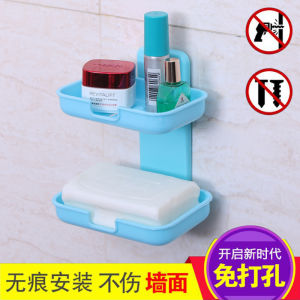 Hộp Đựng Xà Phòng Treo Tường Không Cần Khoan Hai Lớp Chống Thấm Nước Trong Nhà Tắm Hộp Đựng Xà Phòng Bằng Keo Dùng Trong Gia Đình