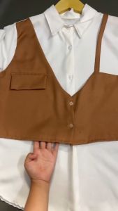 Kemeja Vest Wanita Jumbo Atasan OOTD: Pilihan Ideal untuk Baju Kerja