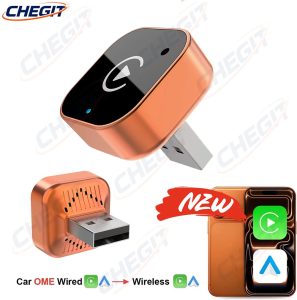 2026 New Wired to Wireless 2in1 CarPlay Wireless Adapter Android Auto Bluetooth 5.8G WIFI Auto Fast Connect AI Smart Box
