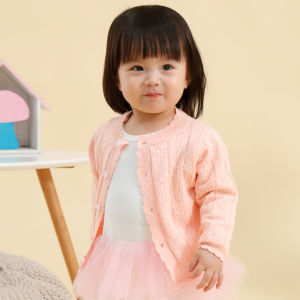 Pure Cotton Lightweight Air Conditioner Cover Up Sun Protection Knit Cardigan