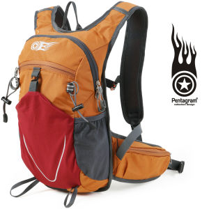 Pentagram กระเป๋าใส่น้ำแบบสะพายหลังสำหรับปั่นจักรยาน กระเป๋าสะพายไหล่คู่สำหรับกีฬาปั่นจักรยานในทุกฤดูกาล กระเป๋าใส่น้ำสำหรับเดินทางและปั่นจักรยาน