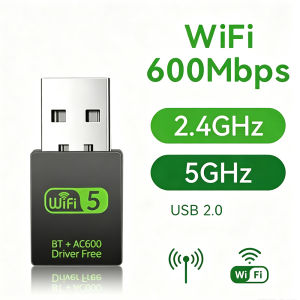 Kebidumei | KEBIDUMEI AX900 USB WiFi 6 Bluetooth 5.4 Adapter 2in1 Dongle Dual Band 2.4G & 5GHz USB Network Wireless Wlan Receiver