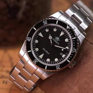 ADDIESDIVE Đồng Hồ Lặn Sang Trọng Dành Cho Nam Analog BGW9 Viền Gốm Phát Sáng Gương Bong Bóng 200m Đồng Hồ Thể Thao Bằng Thép Không Gỉ Thạch Anh AD2068