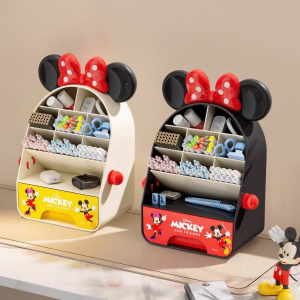 MUZHEXI | Desktop Organizer Storage Box Pencil Holder Slanted Large Capacity Cute Design