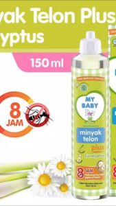 Gratis Ongkir Minyak Telon MY BABY Plus 150mL Aroma Eucalyptus 8 Jam Melindungi dari Gigitan Nyamuk