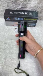 ไฟฉายสปอร์ตไลท์ เดินป่าแคมป์ปิ้ง  ให้เเสงสว่างสูง รุ่น JX-2027 เเละ JX-2029 หลอด XML T20 90000W/80000Lumens