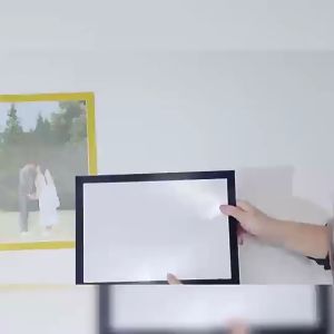 A4 Magnetik Document Sign Holder Frosted Magnetic File Frame PVC Dinding Poster Picture Notice Display Award Certificate