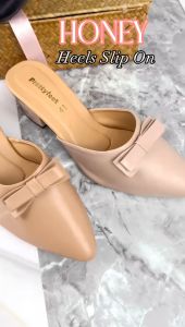 Prettyfeet Honey Kasut Tumit Tinggi Wanita - Plus Size Wedges Heels Women - Size 41 to 45 (Ready Stock)