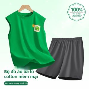 DUFFY BEAR | Bộ Quần Áo Mỏng Cotton Cho Bé Trai Mùa Hè
