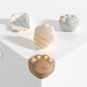 Kids Silicone Edge Corner Guards Corner Protector Right Angle Table Protection Angle Sharp Anti-collision Adhesive Tape