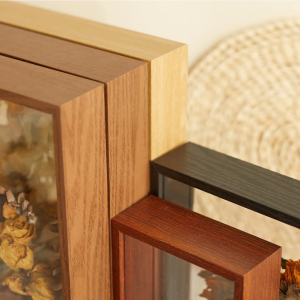 Standard Size 3D Photo Frame Thickness-3CM Modern Design 3D Frame Art Hollow Frame Handcraft DIY Decoration Dried Flower Frame Picture frame Wedding Frame