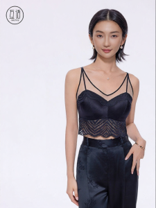 Huyu | Sensual Lace Breathable Silk Back Beauty No-Wire Bra