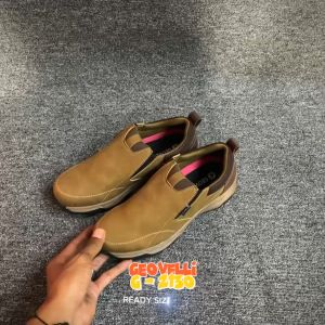 Gvl Geovelli G2130 Gioxo | Sepatu Formal Pria Coklat Slip On Kerja Kantor