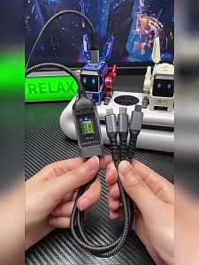 Dây Cáp Sạc Nhanh - Dây Sạc Tự Ngắt 3 Đầu 100W Micro USB Type C 3 trong 1 Sạc Nhiều Thiết Bị Cùng Lúc - Dây Cáp Bọc Dù An Toàn Chống Giật Điện