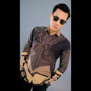 Handara Batik Premium Pria Lengan Panjang Slim Fit Furing - Satrio Dewo