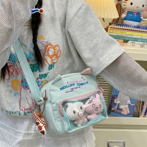 LUSUO | Outgoing Small Shoulder Bag Cute Transparent High Beauty