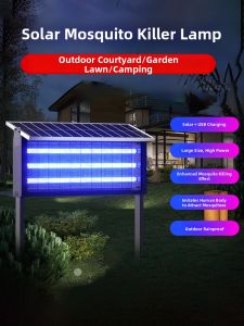 Outdoor Solar Waterproof Mosquito Killer Light