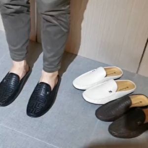 Fashionable summer new beanie shoes comfortable and breathable Korean style mens shoes.